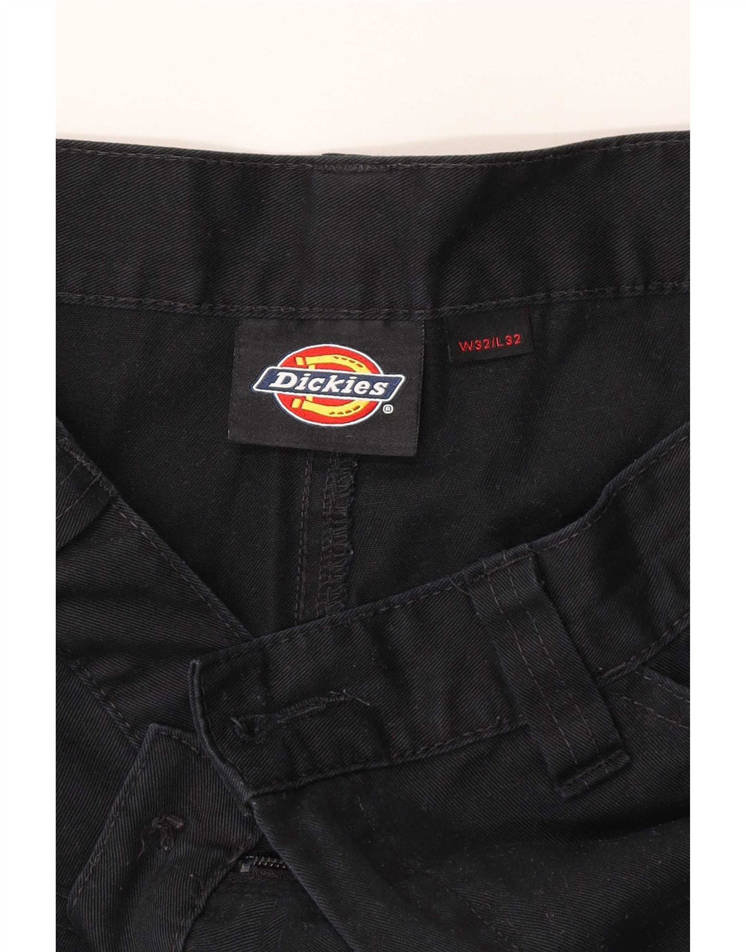 Dickies Pantalones cargo rectos para hombre W32 L32 Poliéster azul marino