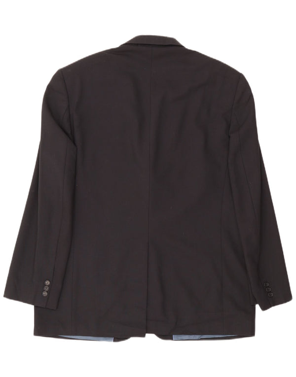 Marks & Spencer muška jakna sako s 3 gumba UK 44 XL tamnoplavi poliester