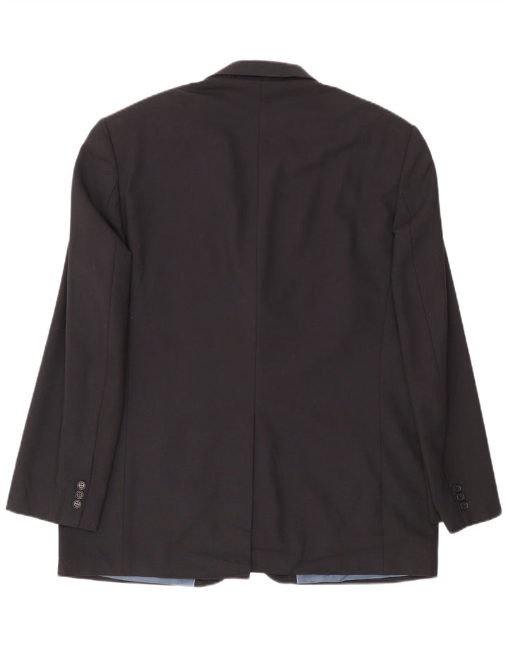 Marks & Spencer Veste blazer à 3 boutons pour homme UK 44 XL Bleu marine Polyester