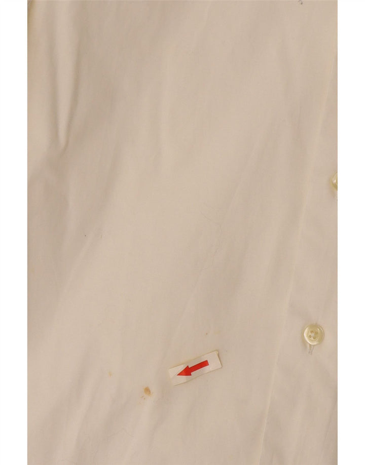 Calvin Klein Mens Shirt Size 40 Medium White Cotton