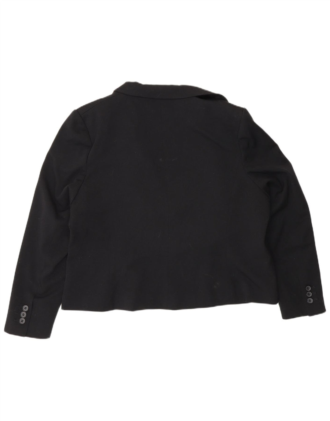Jaqueta blazer feminina Marks & Spencer com 1 botão Reino Unido 20 2XL poliéster preto