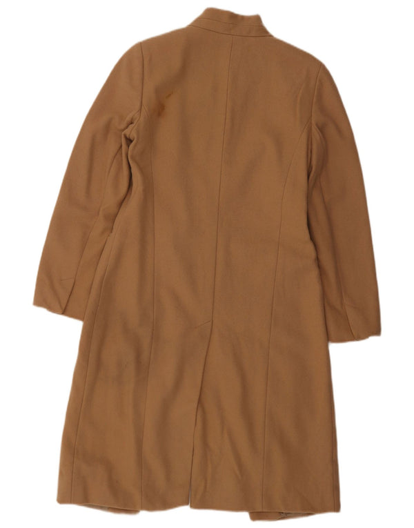 Marks & Spencer Womens Autograph Overcoat UK 8 Small Brown Wool