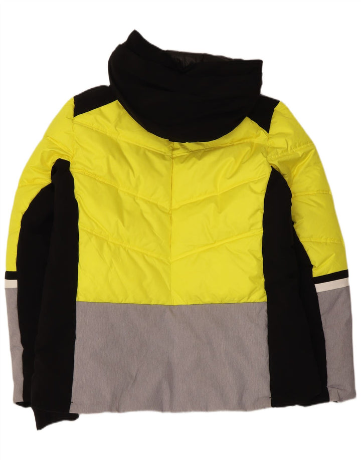 Giacca imbottita con cappuccio da uomo Icepeak UK 38 Medium Yellow Colourblock
