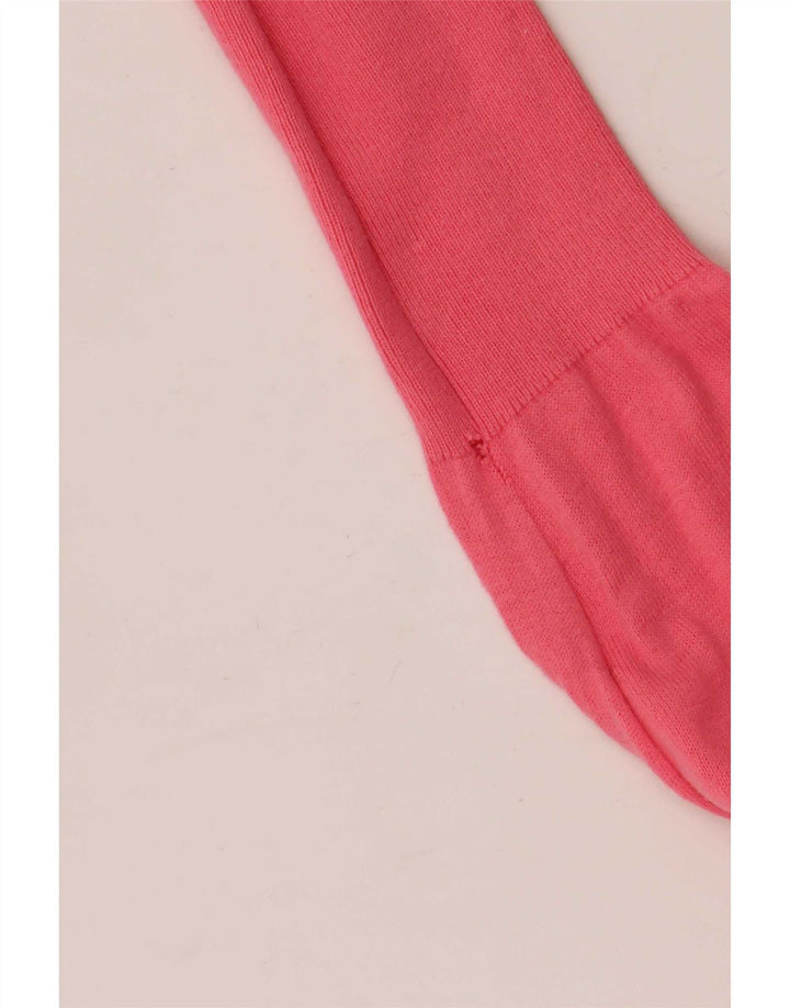 Oasis Womens Crop Cardigan Sweater UK 12 Medium Pink Cotton