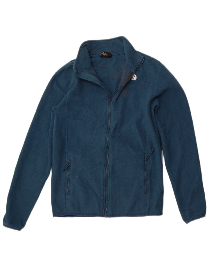 The North Face Mens Liner Fleece Jacket UK 36 Small Blue Polyester