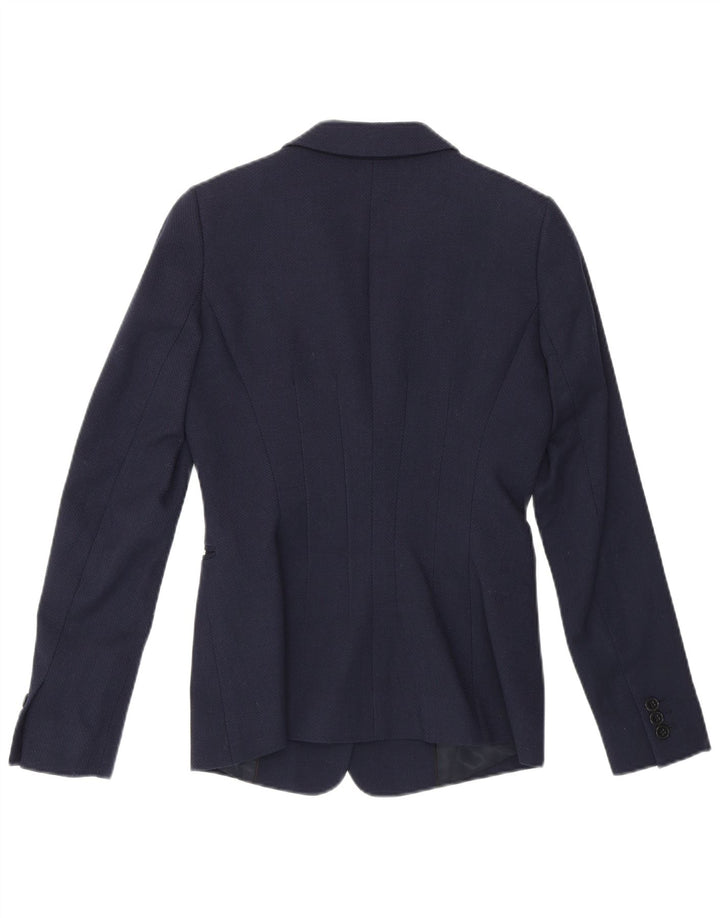 Jachetă REISS pentru femei cu 1 nasture UK 6 XS bleumarin