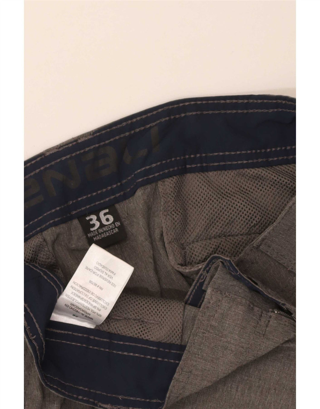 Denali Short Cargo Homme W36 Grand Gris Polyester