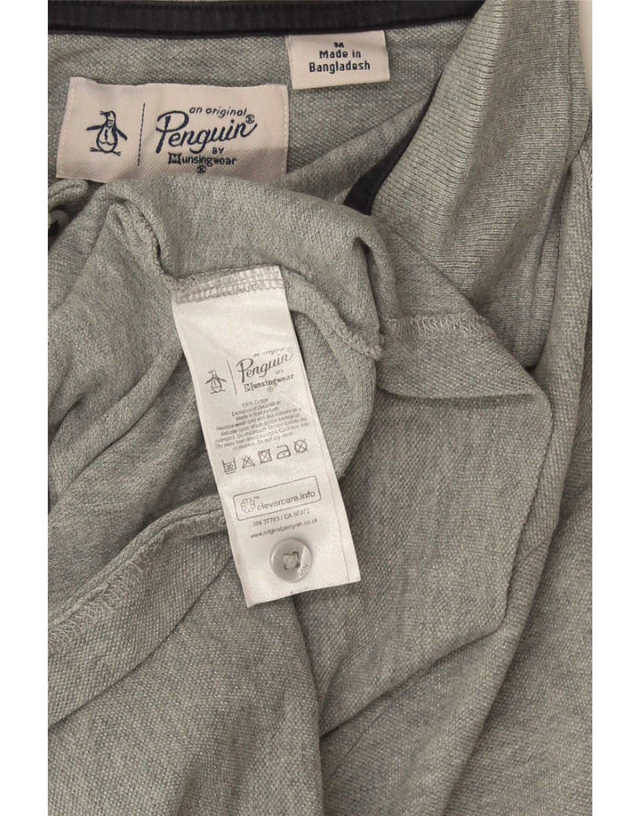 Penguin Polo Homme Gris Moyen Coton