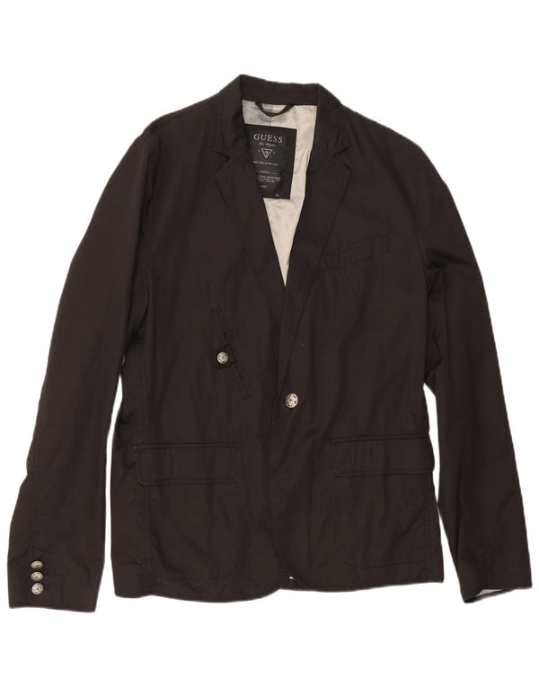 Guess férfi 1 gombos blézerkabát UK 42 XL fekete pamut