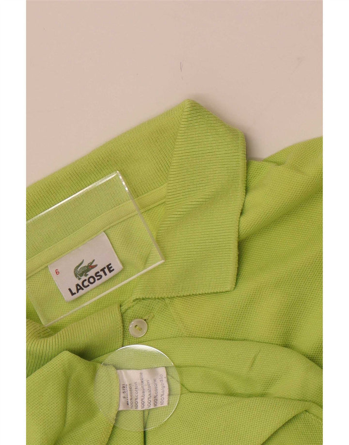 Lacoste Mens Polo Shirt Size 6 XL Green