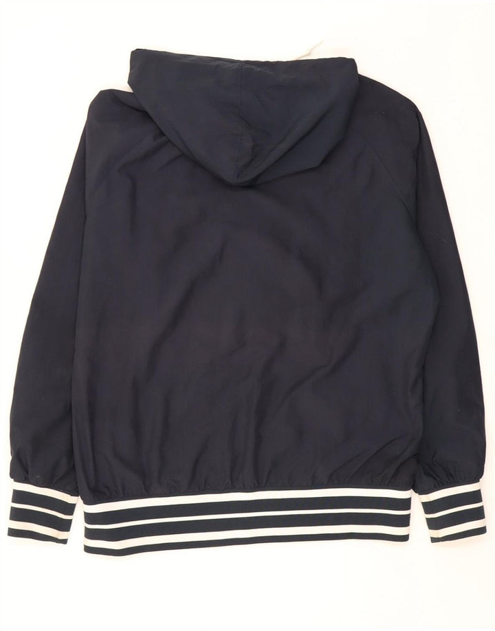 NIKE Womens Big & Tall Hooded Bomber Jacket UK 18 XL Navy Blue Polyester Vintage Nike and Second-Hand Nike from Messina Hembry 
