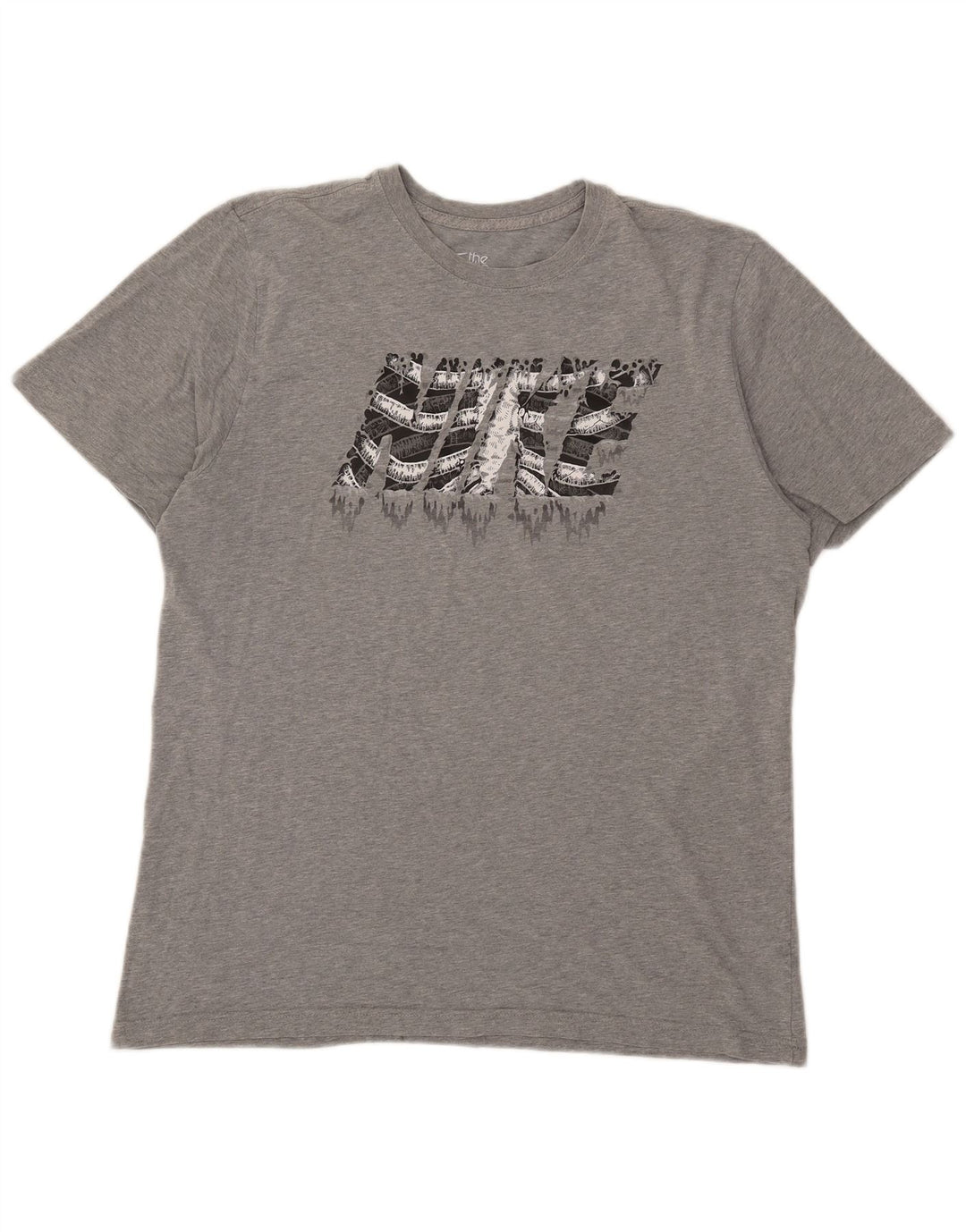 Nike Mens Standard Fit Graphic T-Shirt Top XL Grey