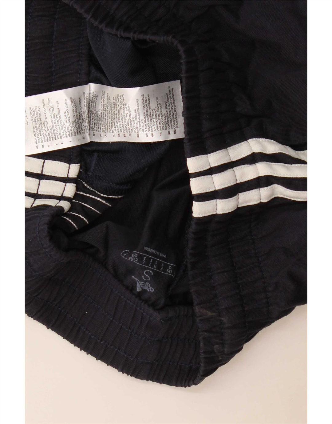Adidas Mens Sport Shorts Small Navy Blue Cotton