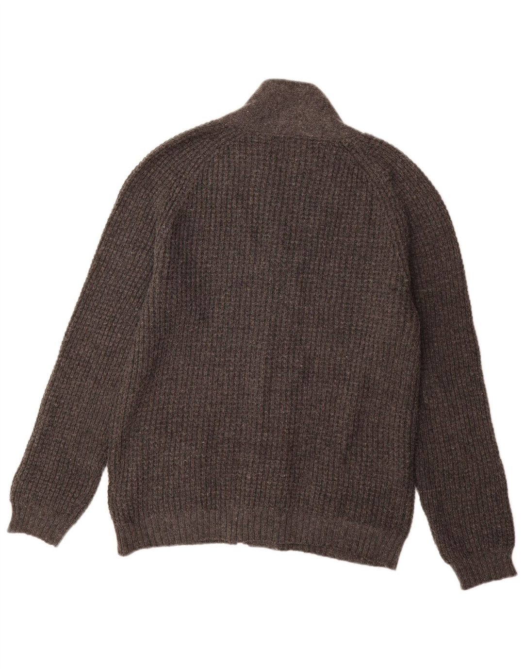 Marks & Spencer Herre Autograph Slim Fit Cardigan Sweater Medium Grey Uld