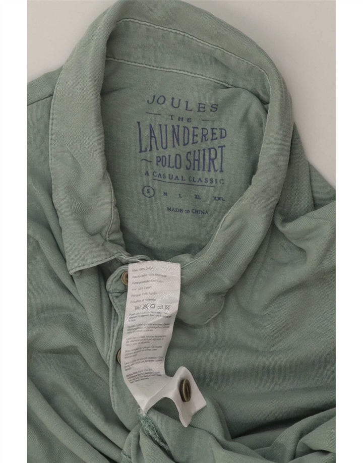Joules Herren-Poloshirt, klein, grüne Baumwolle