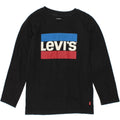 LEVI'S Boys Graphic Top Long Sleeve 5-6 Years Black Cotton Vintage Levi's and Second-Hand Levi's from Messina Hembry 
