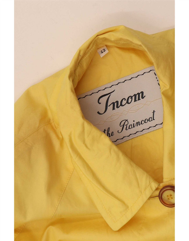 Incom Manteau imperméable surdimensionné pour femme EU 42 Large Jaune