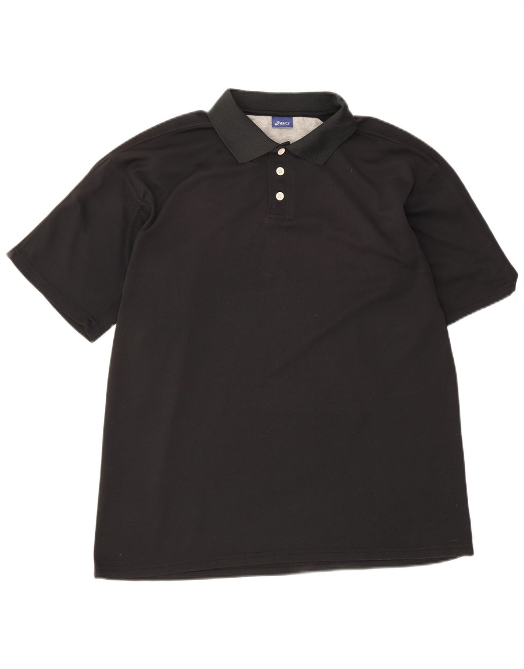 Asics Polo Homme XL Noir Polyester
