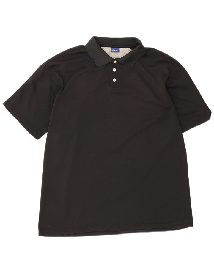 Asics Polo Homme XL Noir Polyester