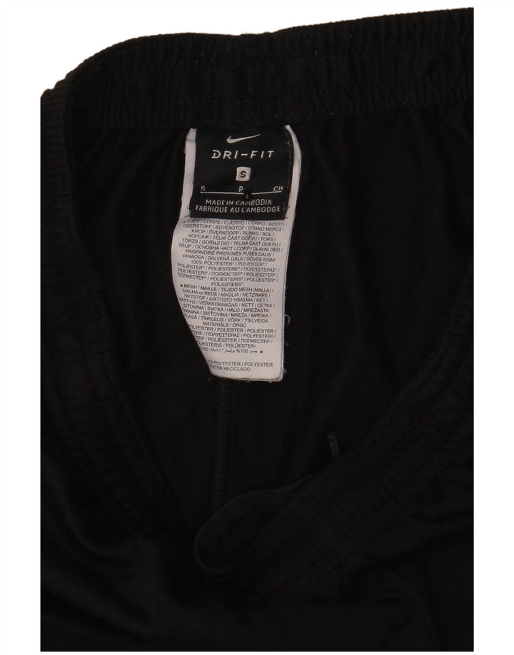 Nike Mens Tracksuit Trousers Small  Black Polyester