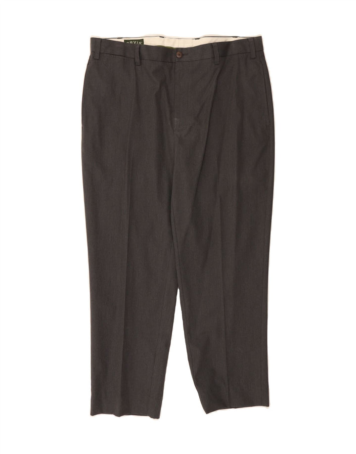 ORVIS Mens Pegged Suit Trousers W38 L27 Grey Cotton Vintage Orvis and Second-Hand Orvis from Messina Hembry 