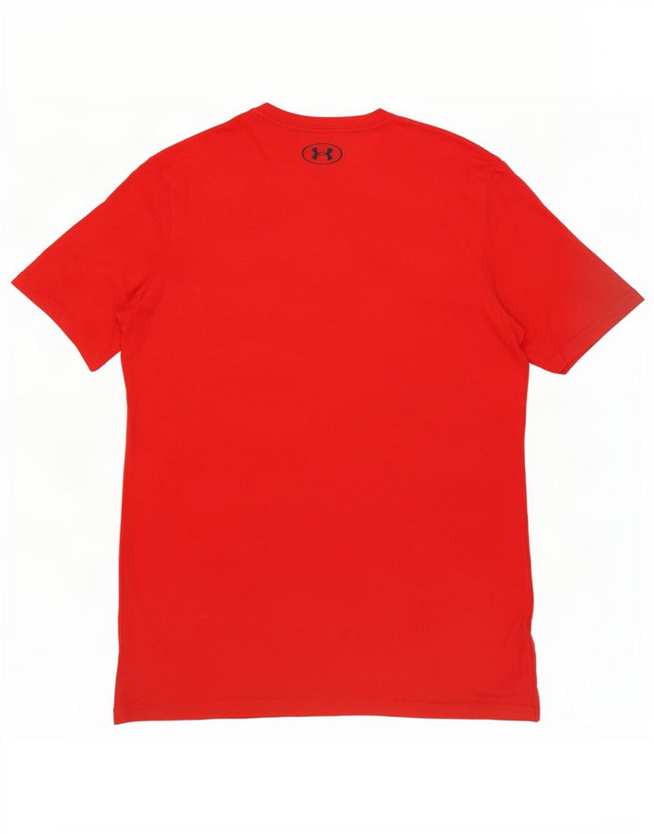 Maglietta grafica da uomo Under Armour rosso medio