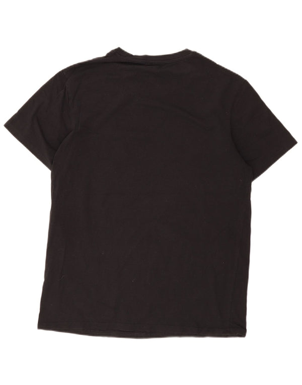 Ted Baker Mens T-Shirt Top Medium Black Cotton