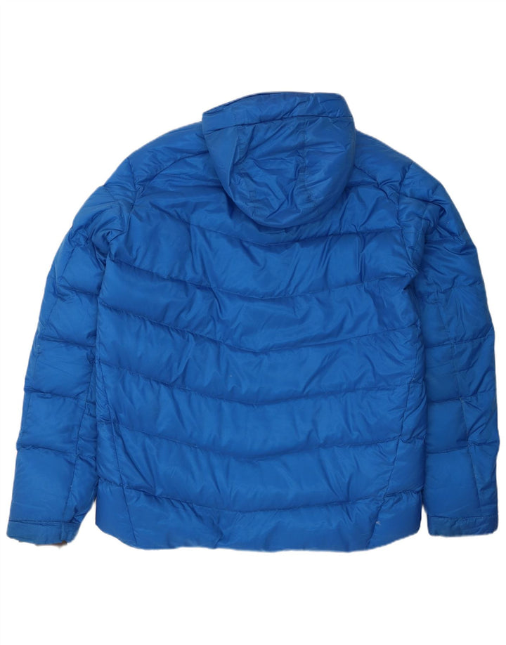 Jack Wolfskin Herre hættepolstret jakke UK 44/46 XL Blå Polyester