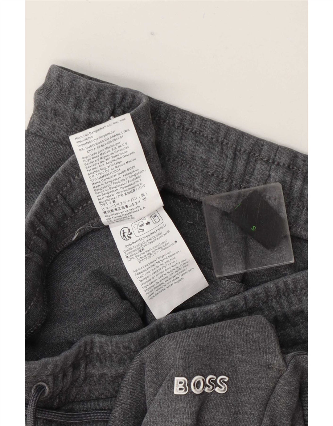Hugo Boss Mens Tracksuit Trousers Joggers Small Grey Cotton
