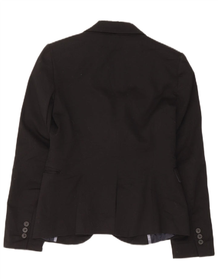 Zara Chaqueta Blazer De 1 Botón para Mujer UK 42 Medium Black