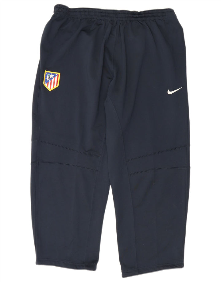 Nike Mens Atletico Madrid Tracksuit Trousers XL Navy Blue Polyester