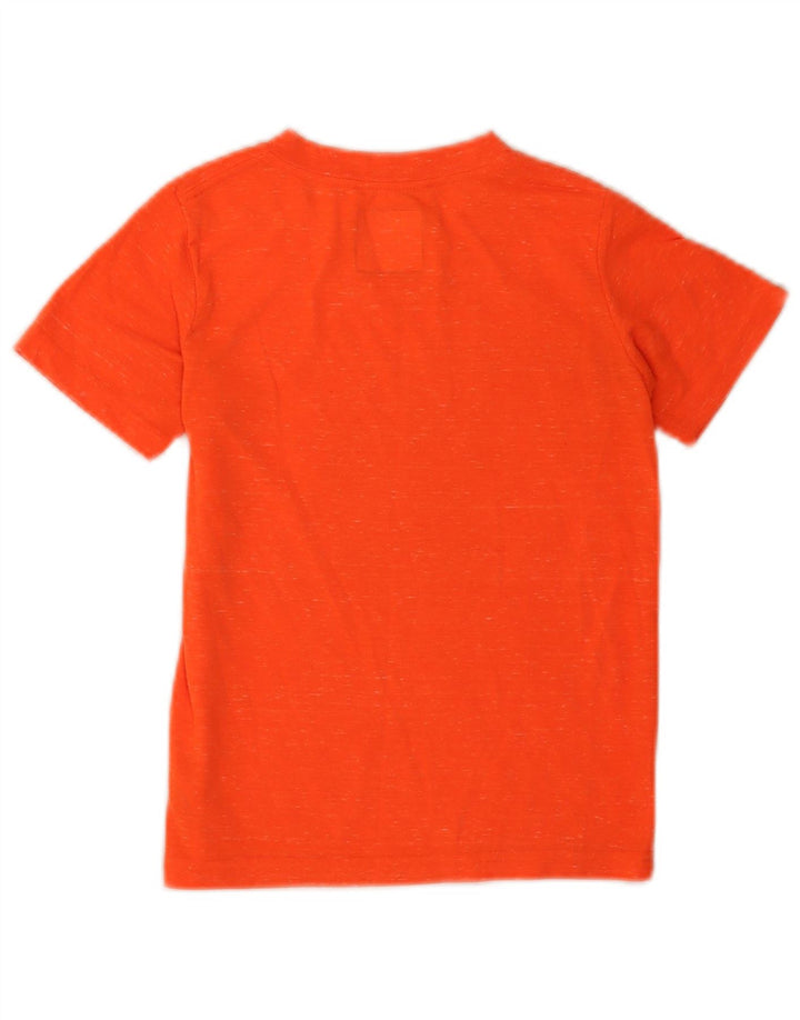 Hurley Boys T-Shirt Top 6-7 Years Large Orange Flecked Polyester