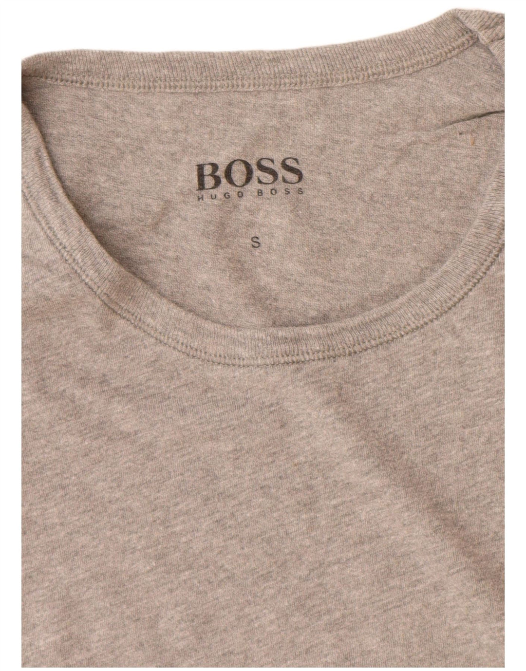 Hugo Boss Mens T-Shirt Top Small Grey Cotton