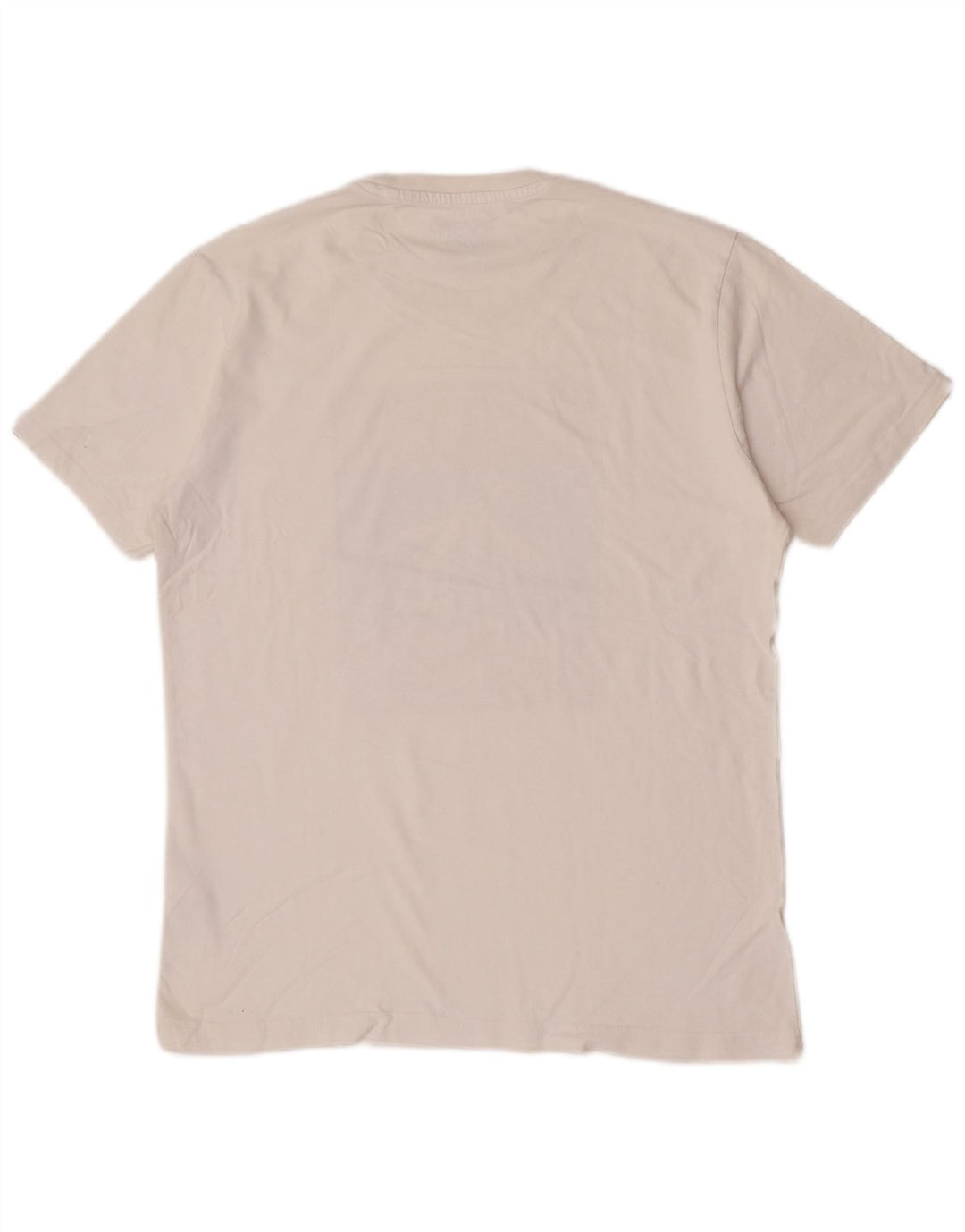 Penguin Mens Graphic T-Shirt Top Large White Cotton
