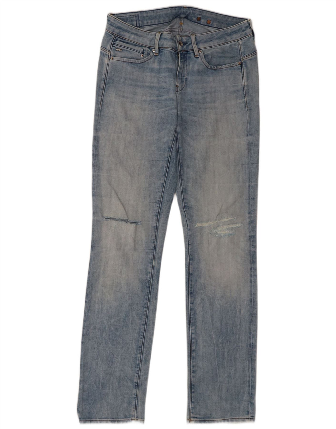 G-STAR Womens Straight Jeans W32 L33 Blue