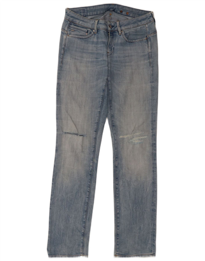 G-STAR Womens Straight Jeans W32 L33 Blue