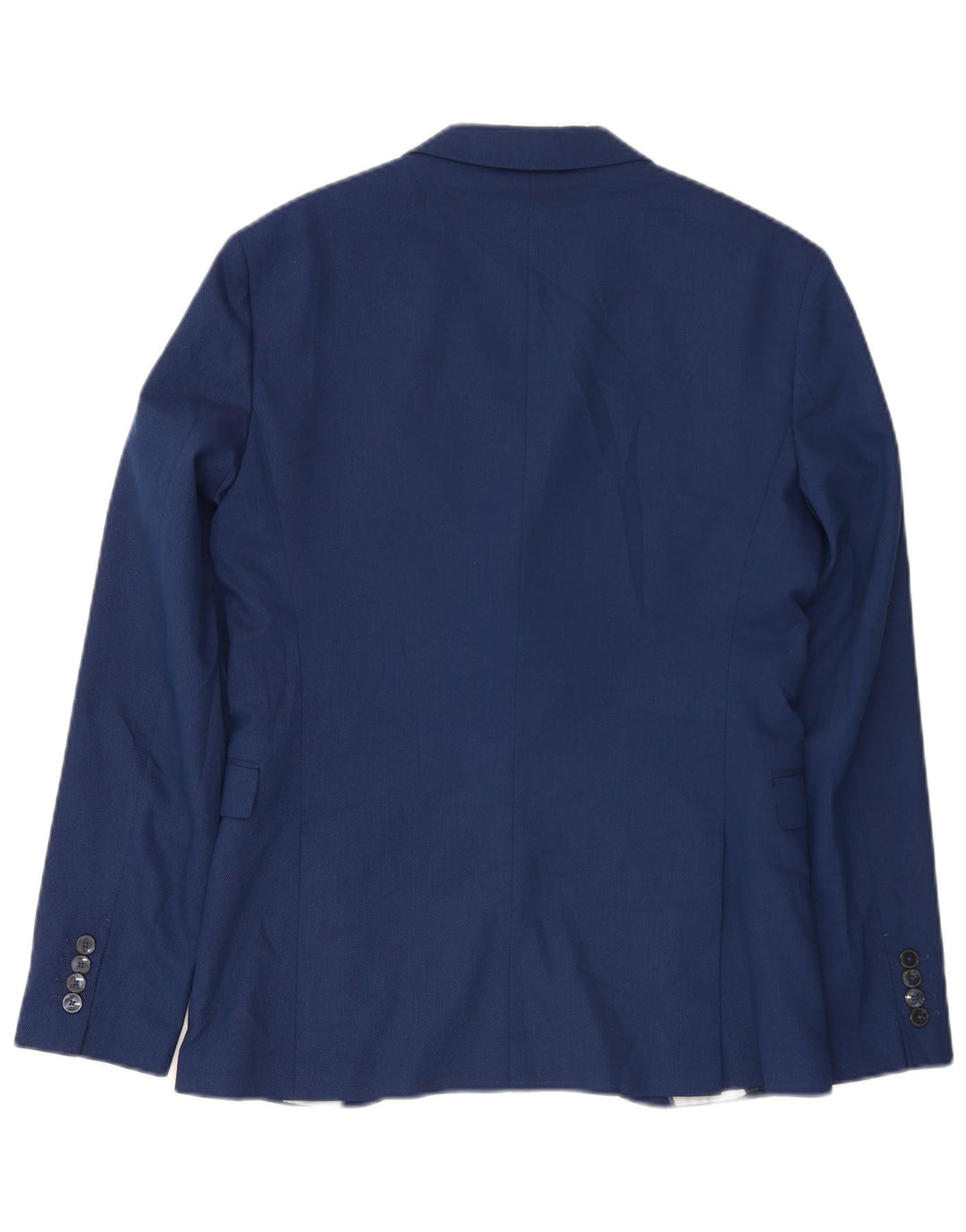 Zara Mens 2 Button Blazer Jacket EU 50 Medium Blue