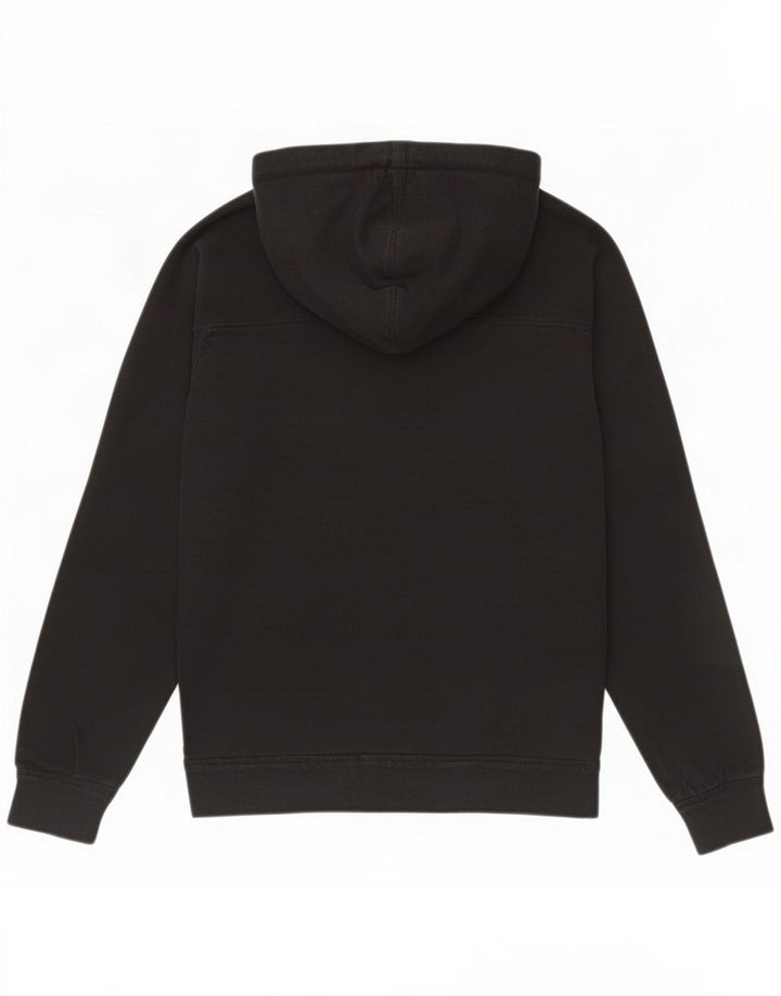 Maglione con cappuccio grafico da uomo American Eagle, cotone medio nero