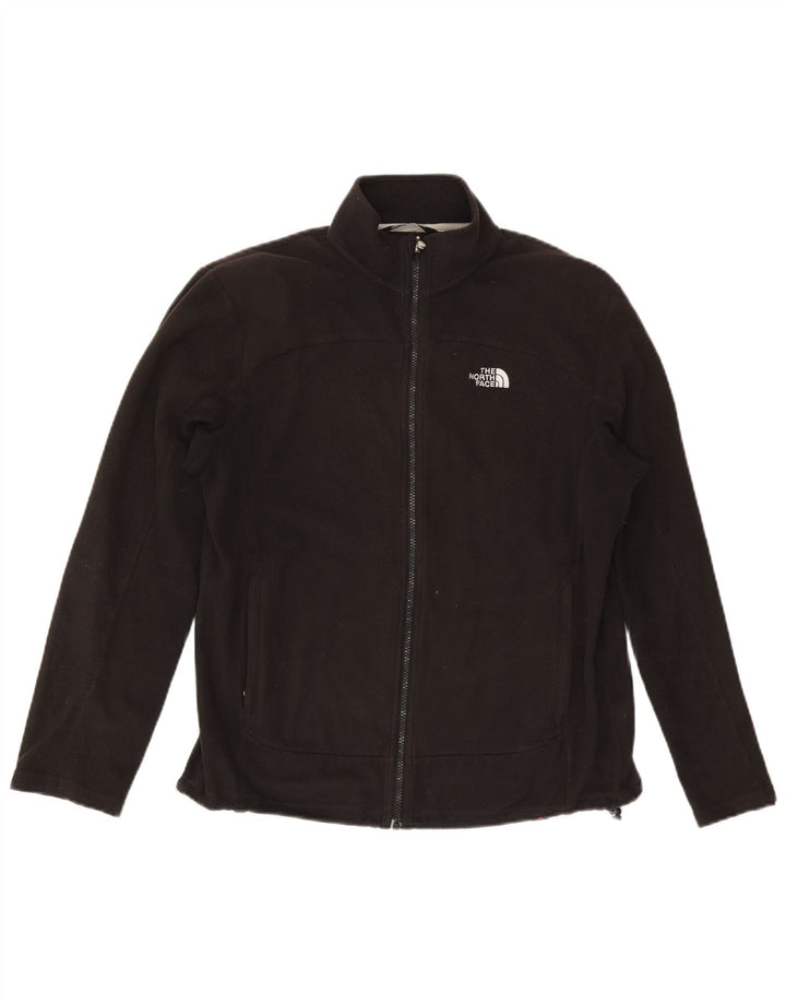 The North Face Mens Fleece Jacket UK 38 Medium Black Polyester