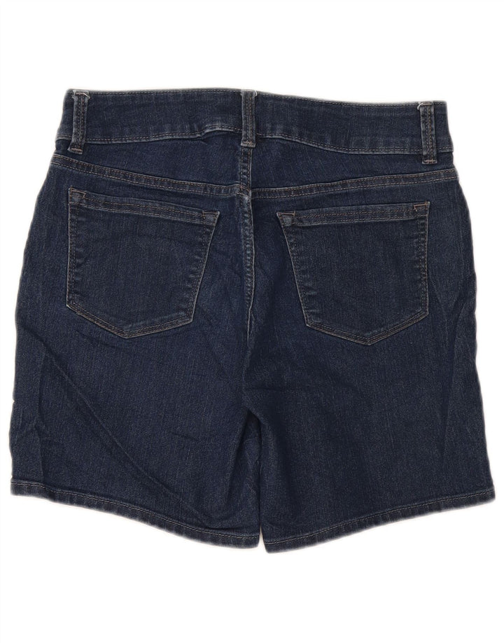 LEE Womens Denim Shorts US 6 Medium W32 Navy Blue Cotton