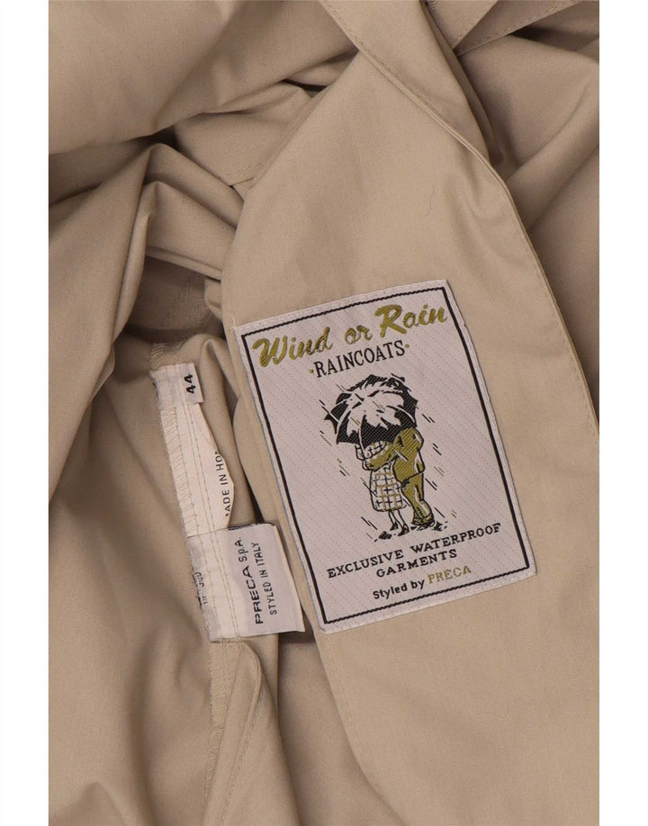 Wind or Rain Womens By Preca Oversized Raincoat IT 44 Medium Beige