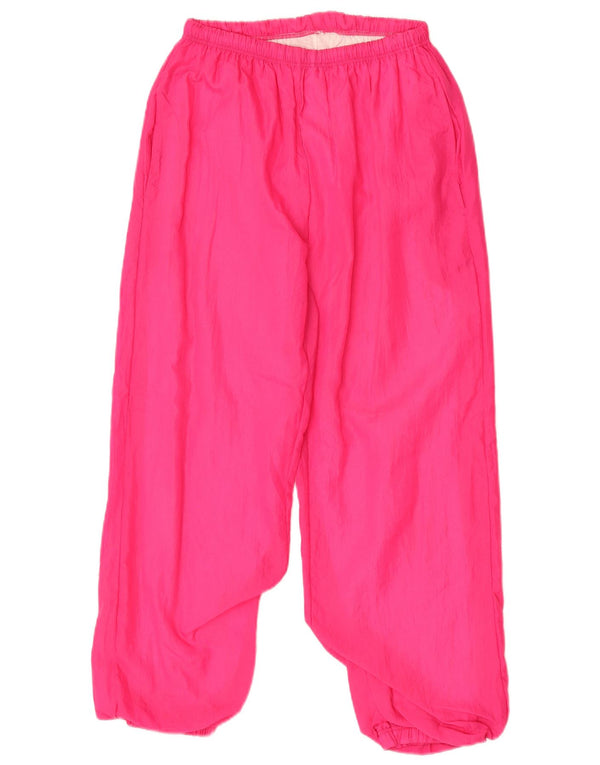 Pantaloni de trening Vintage pentru femei Joggeri UK 10 Small Pink