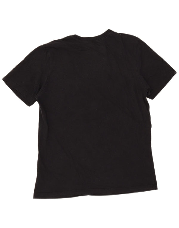Nike Mens Graphic T-Shirt Top Medium Black Cotton