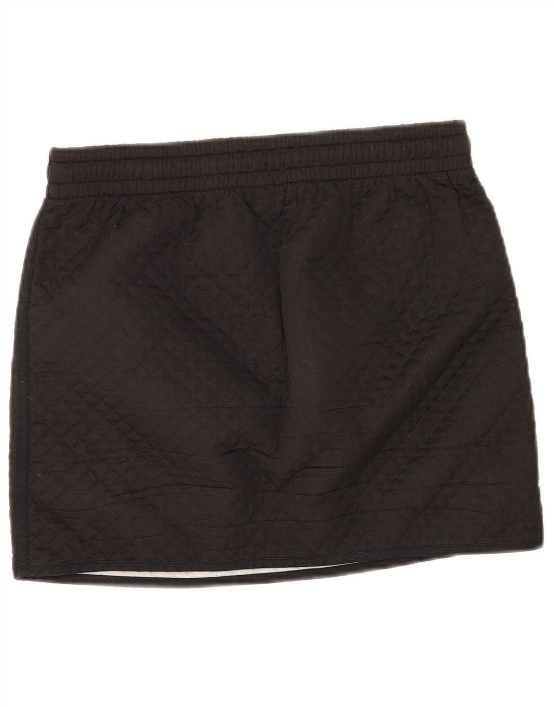 Benetton Womens Mini Skirt W32 Large Black Polyester