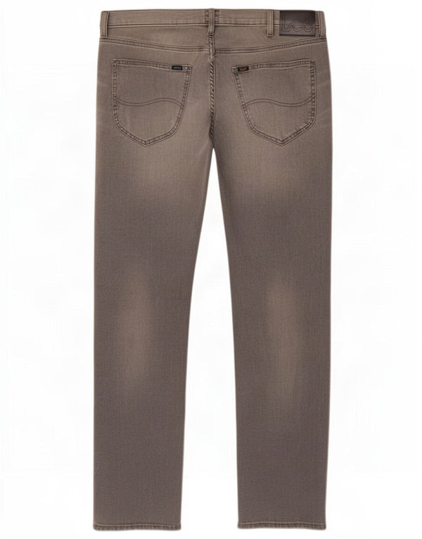 Lee Mens Daren Slim Jeans W36 L34 Γκρι βαμβακερό