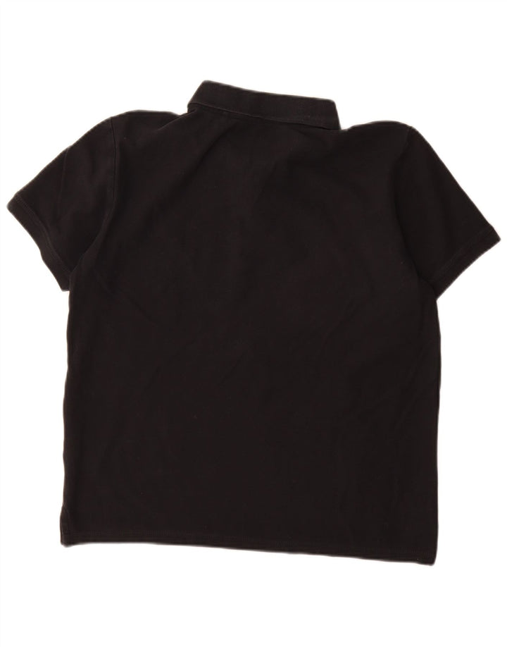 Polo da uomo Mustang in cotone nero medio