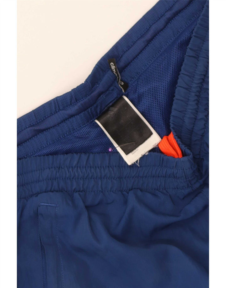 Adidas Mens Climacool tréningruha nadrág Joggers nagy kék poliészter
