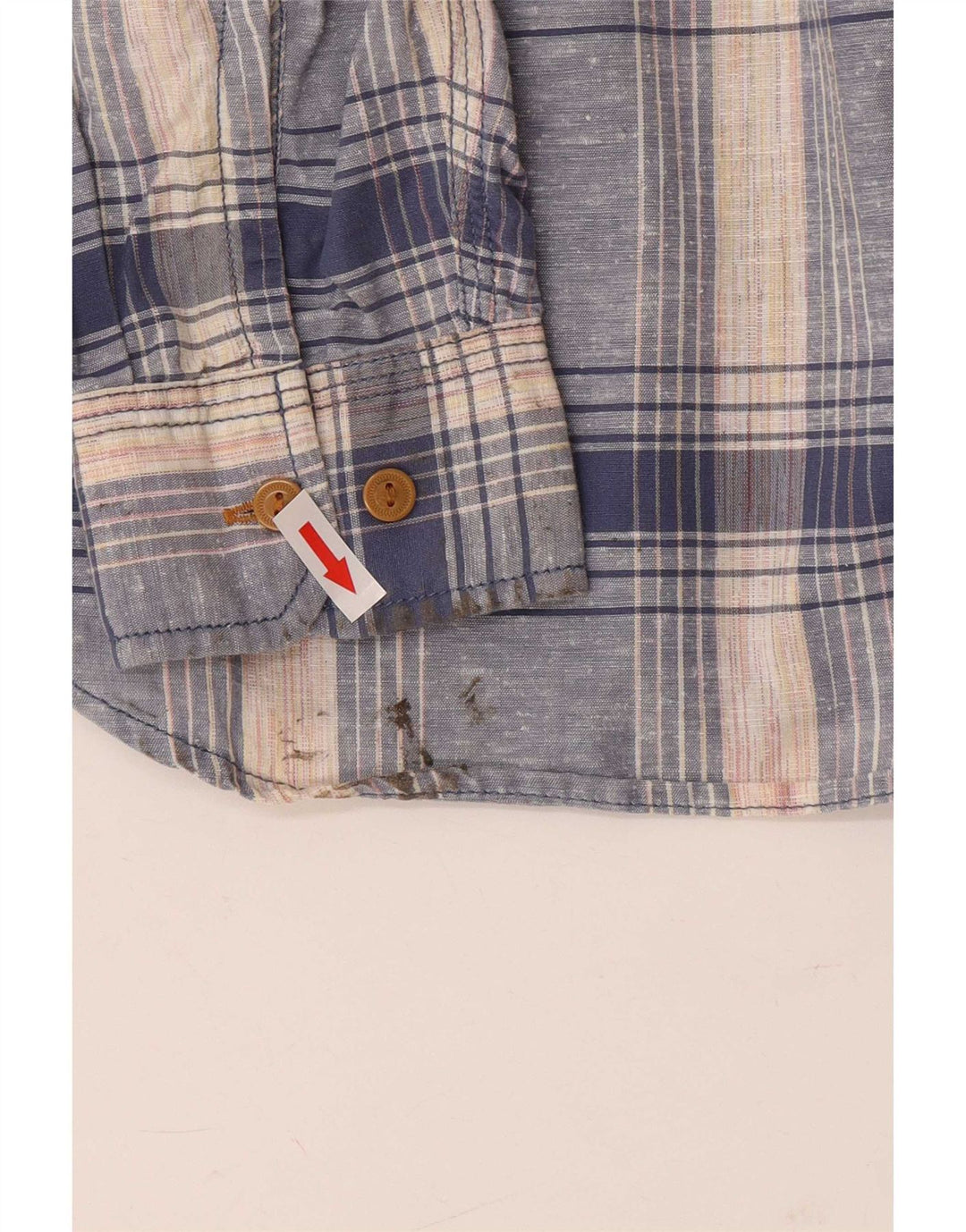 Camicia Levi's Uomo in cotone a quadri blu medio