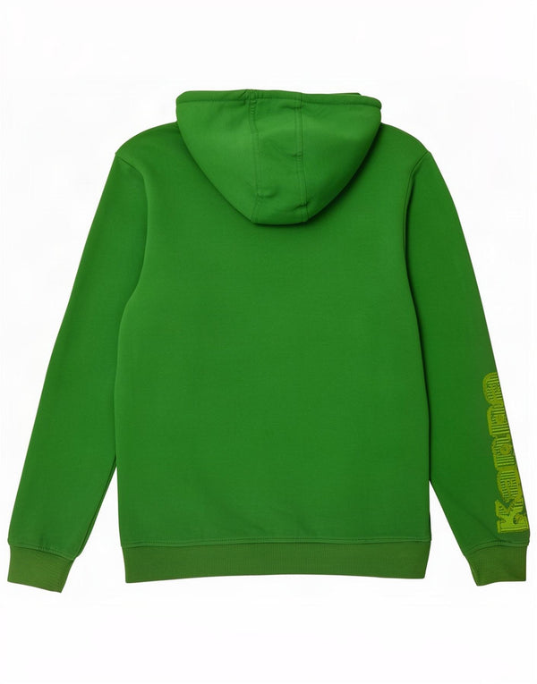 Kappa Mens Graphic Hoodie Jumper Large Green Cotton