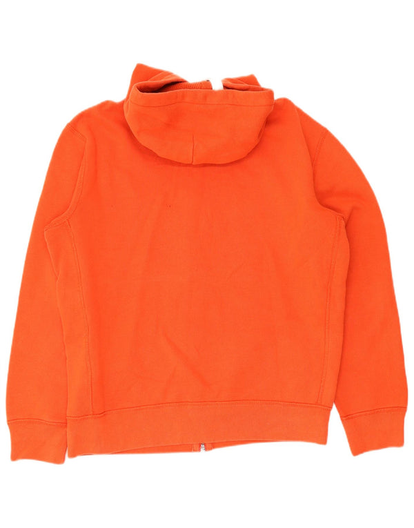 Polo Ralph Lauren Mens Zip Hoodie Sweater Medium Orange Cotton